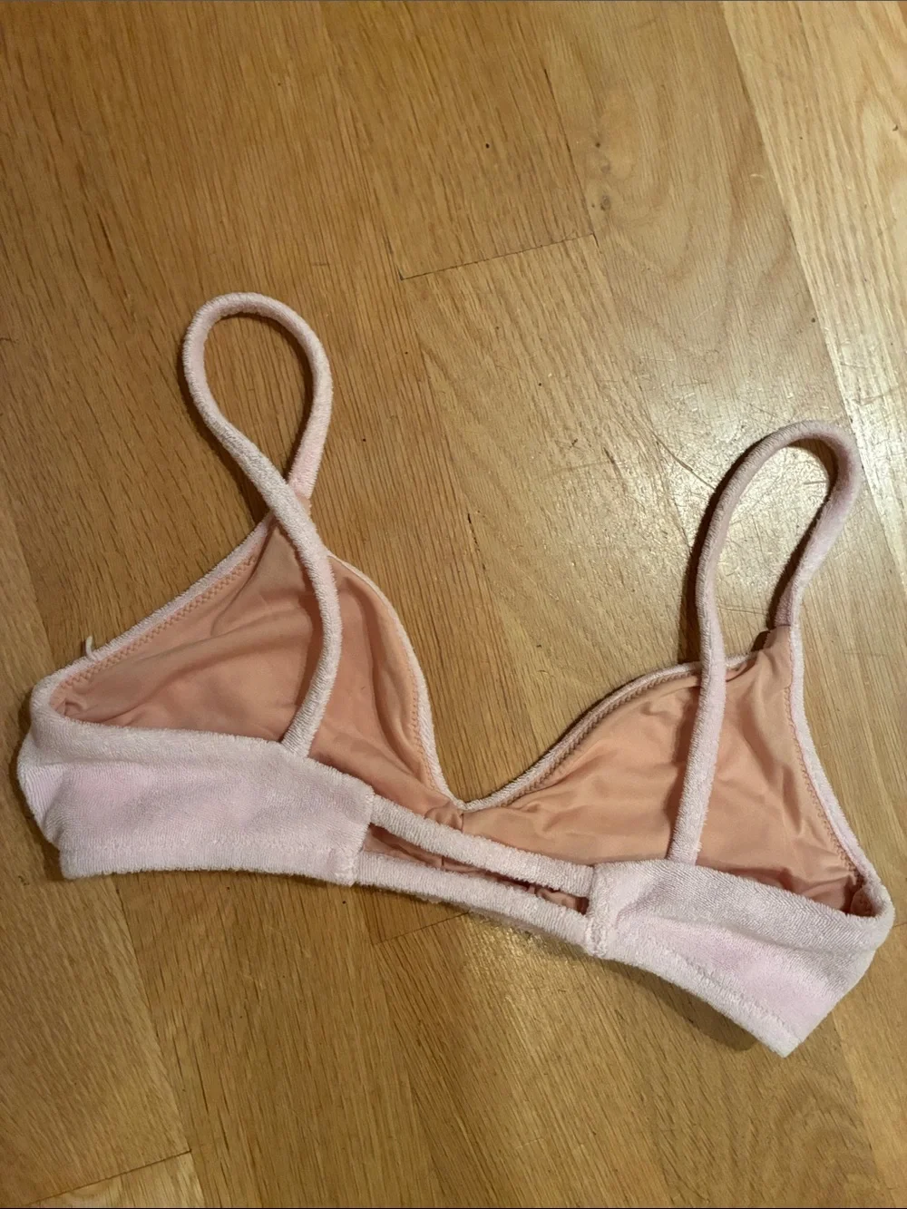 J. Crew Light Pink Terry Cloth Bikini Set